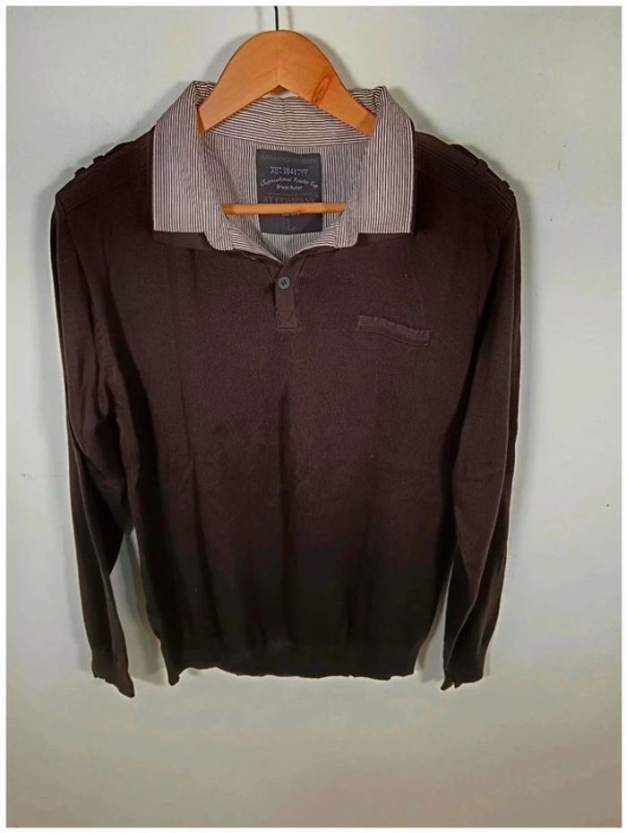 C21 pull marron Armand Thierry L