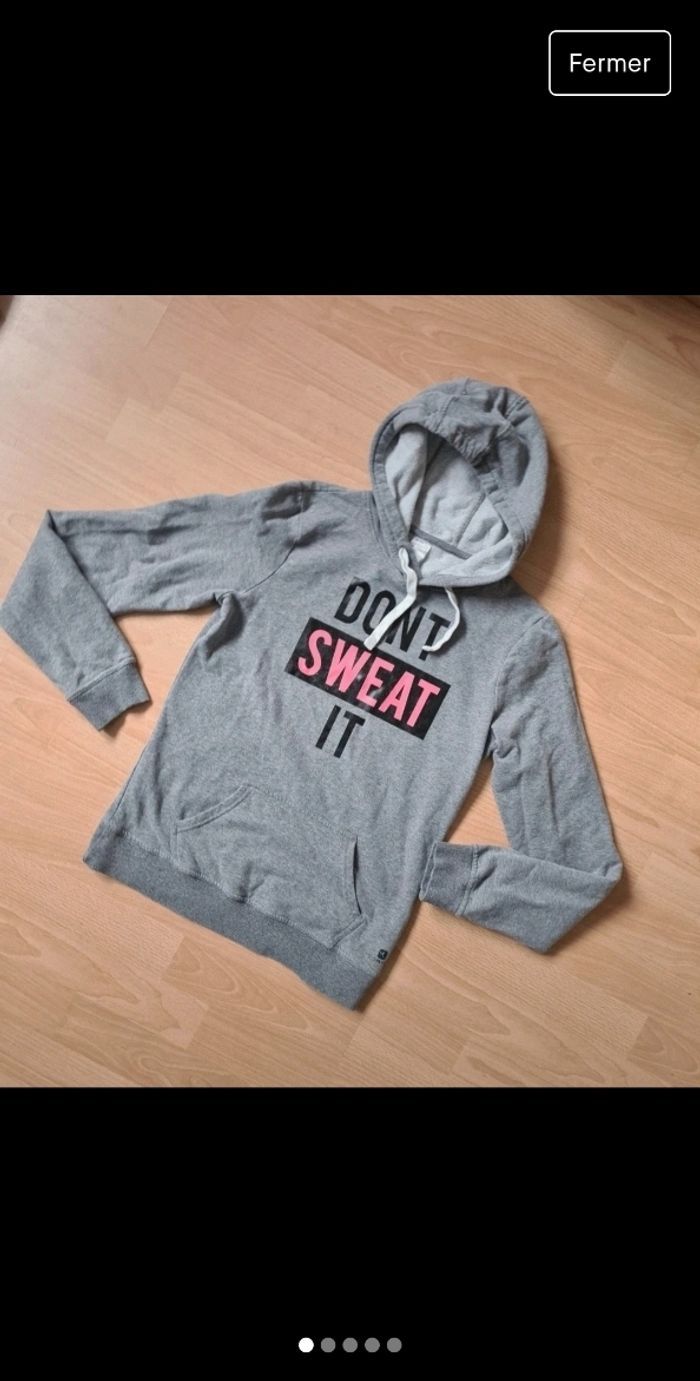 Pull sweat à Capuche fille - photo numéro 5