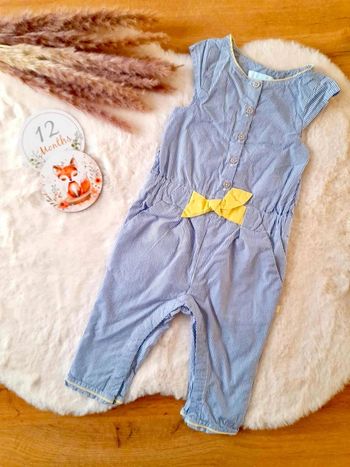 Combi pantalon rayée 12 mois Obaibi