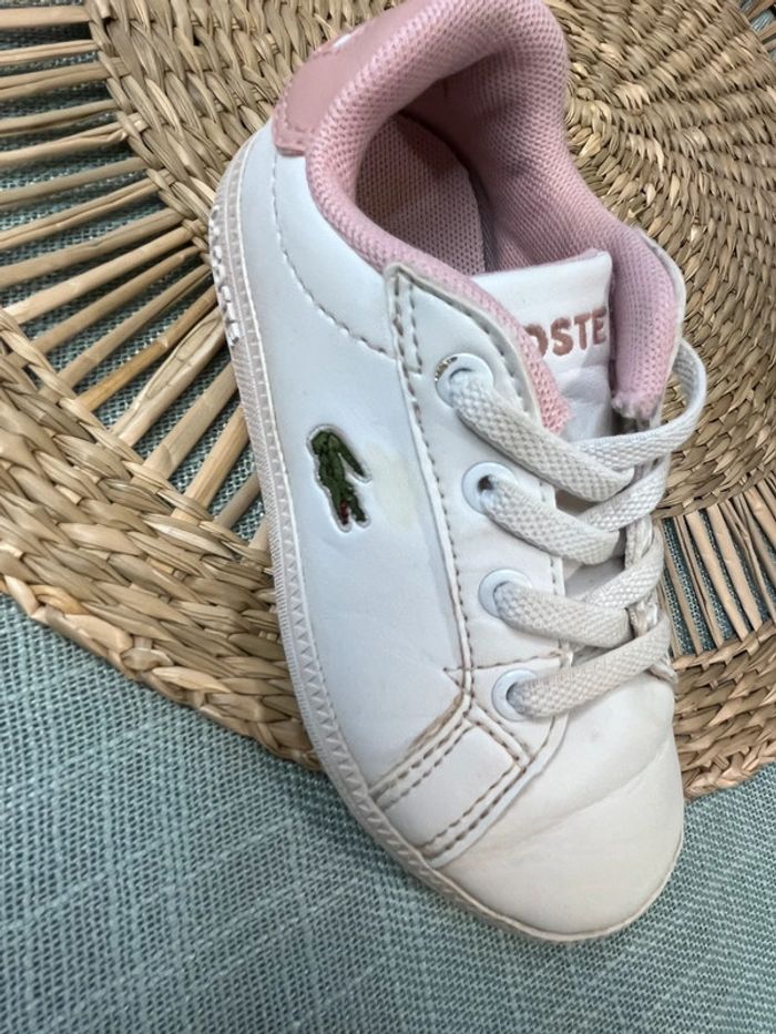 Basket taille 23 Lacoste - photo numéro 5