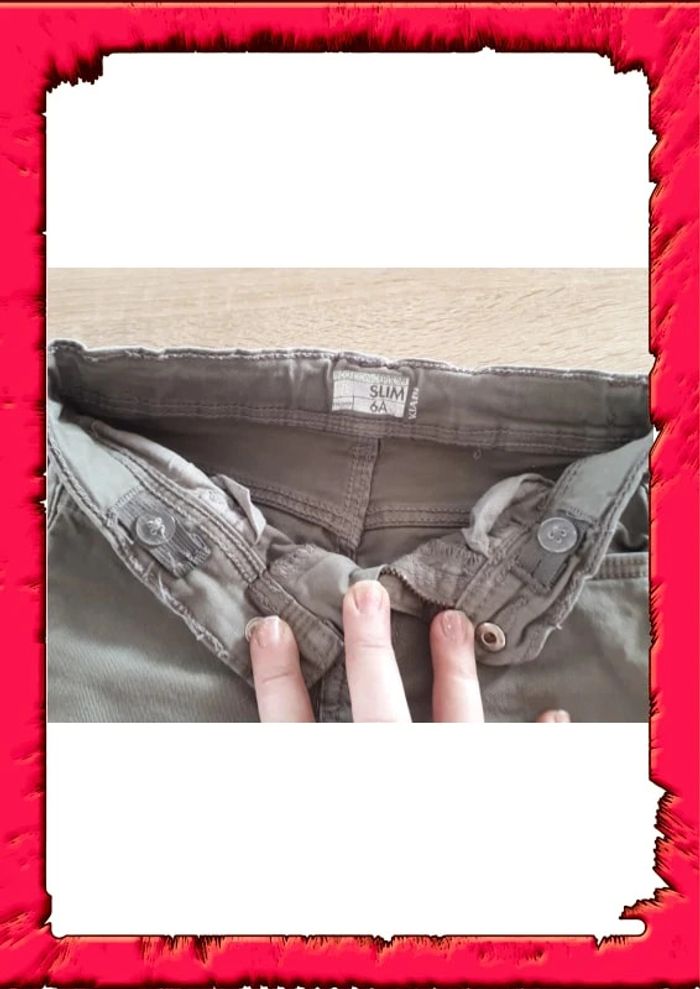 Jeans slim taille ajustable 6 ans - photo numéro 3
