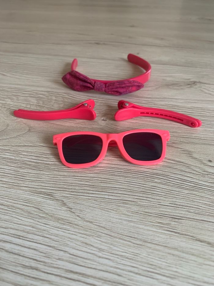 Corolle accessoires pour poupée lunettes, serre tête et barrettes - photo numéro 1