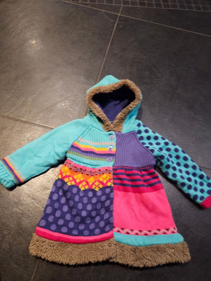 Manteau  Catimini fille 12 mois - photo numéro 4