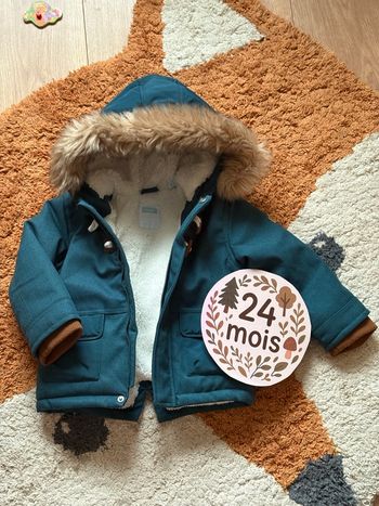 Manteau hiver taille 24 mois