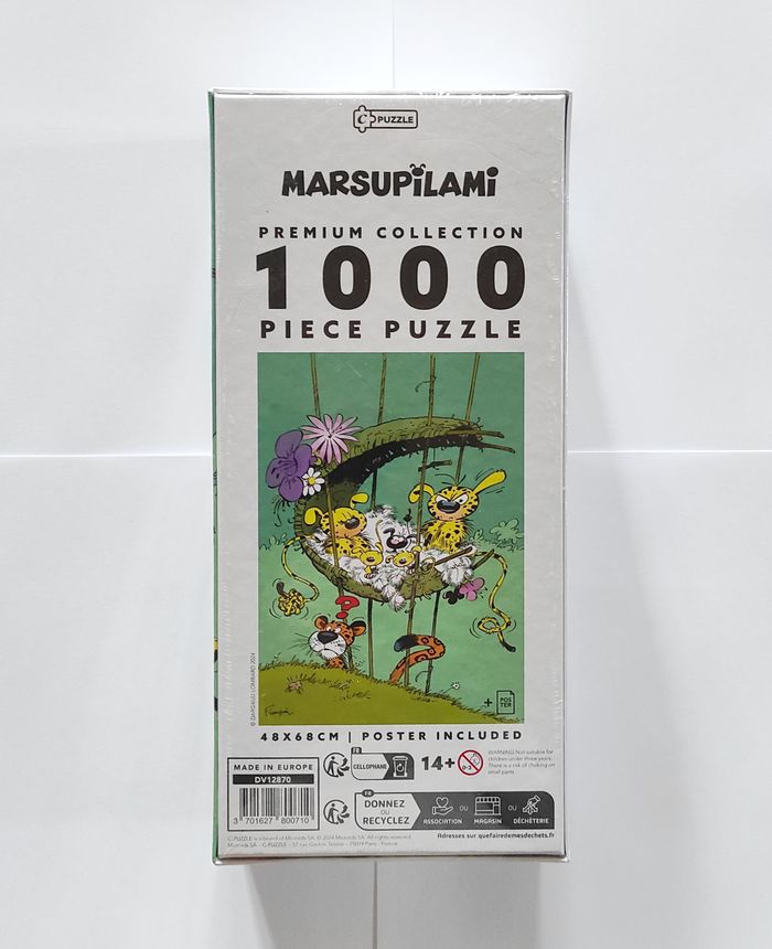 MARSUPILAMI - Poster + Puzzle 1000pcs - photo numéro 2