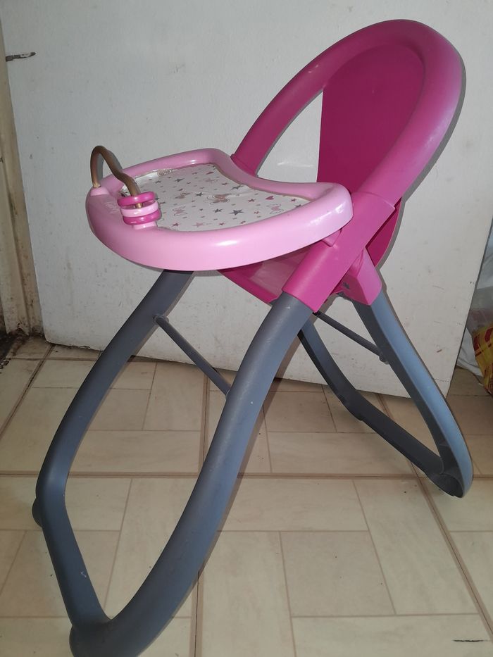 Chaise haute SMOBY pour poupée