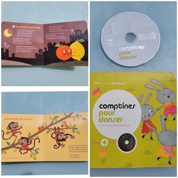 Livre avec CD 🐒 Comptines pour Danser 🍊 Didier Jeunesse