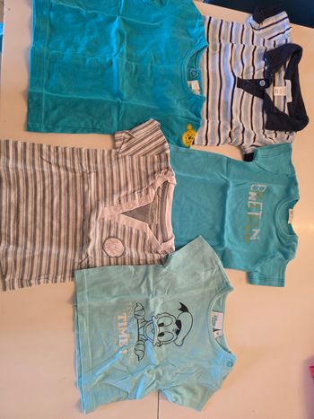 Lot t-shirts garcon 3 mois