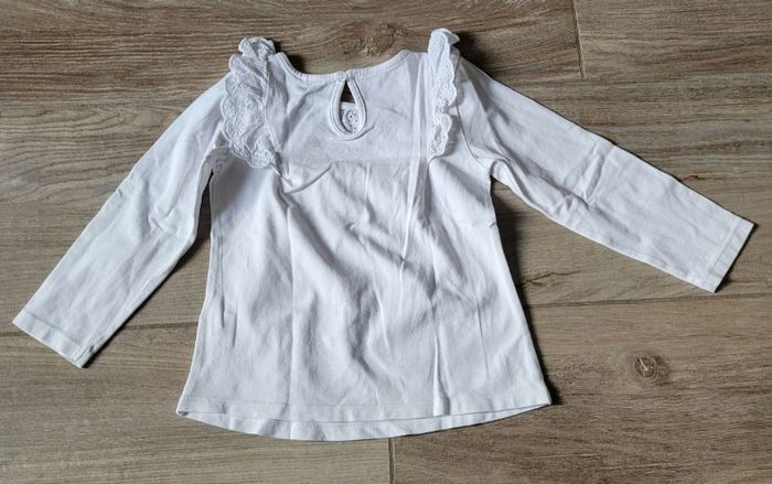 Ensemble t-shirt manches longues et legging effet jeans  taille 36 mois - photo numéro 4