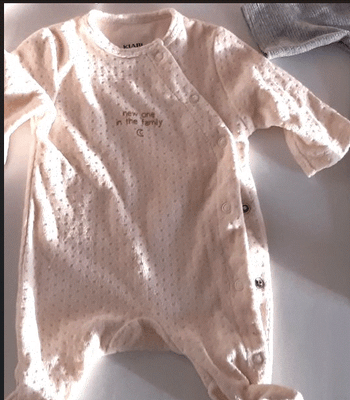 Pyjama Kiabi 0 mois, unisexe, beige, TBE