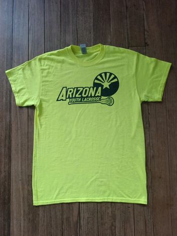 T-shirt manches courtes official Arizona youth lacrosse state university M