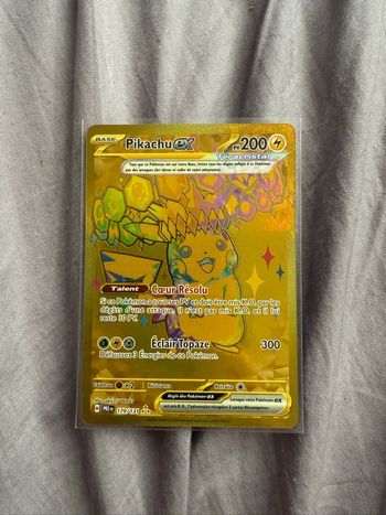 Pikachu gold 179/131 français 