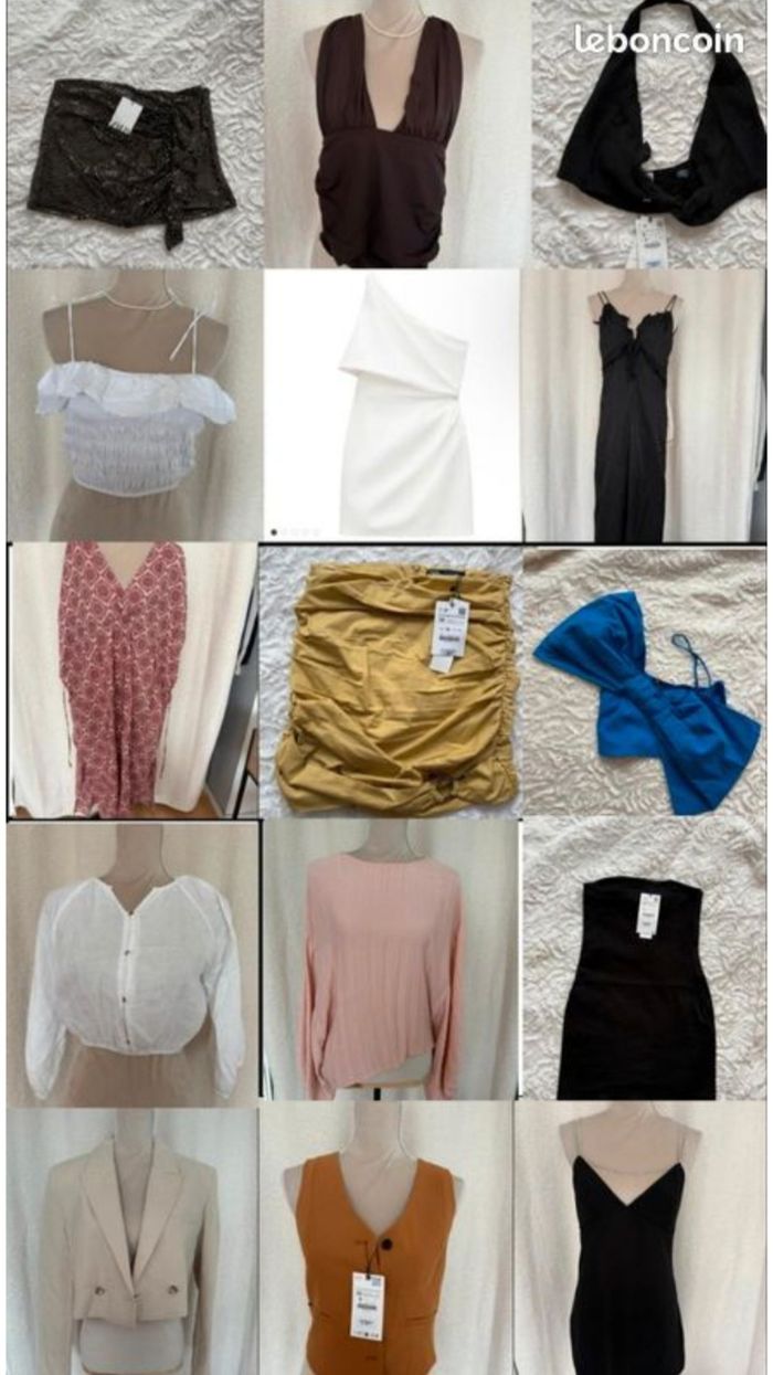 Lot de 15 vêtements Zara  neufs avec étiquette