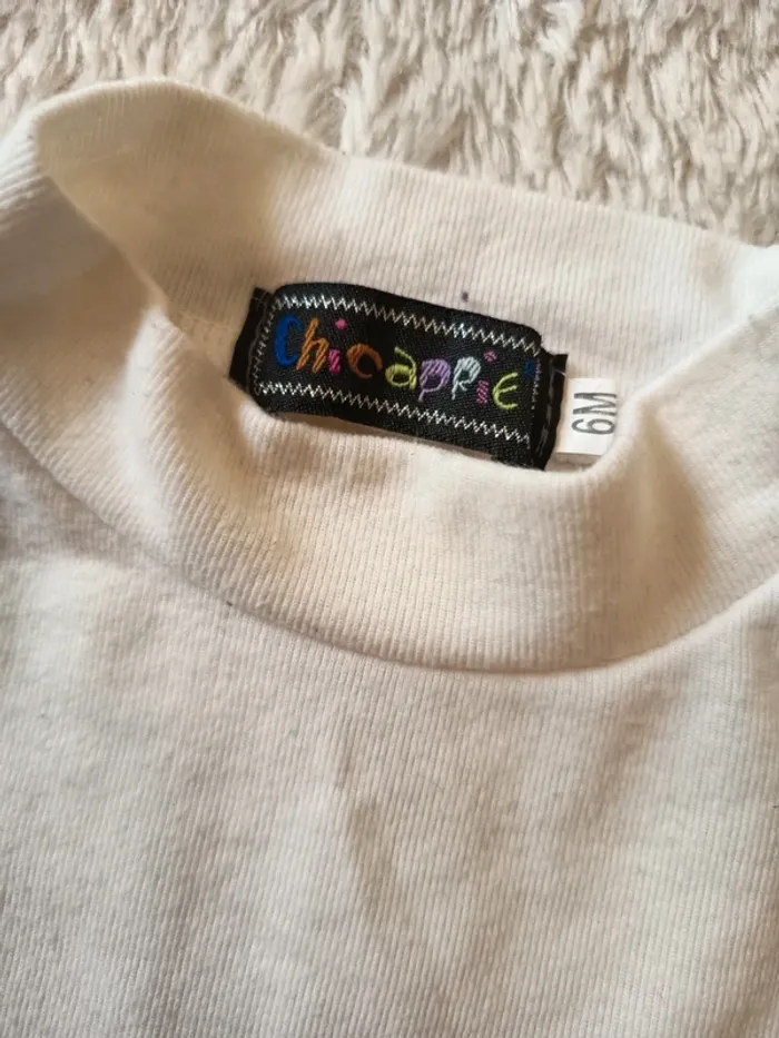 Robe courte manches longues Chicaprie en 6M - photo numéro 2