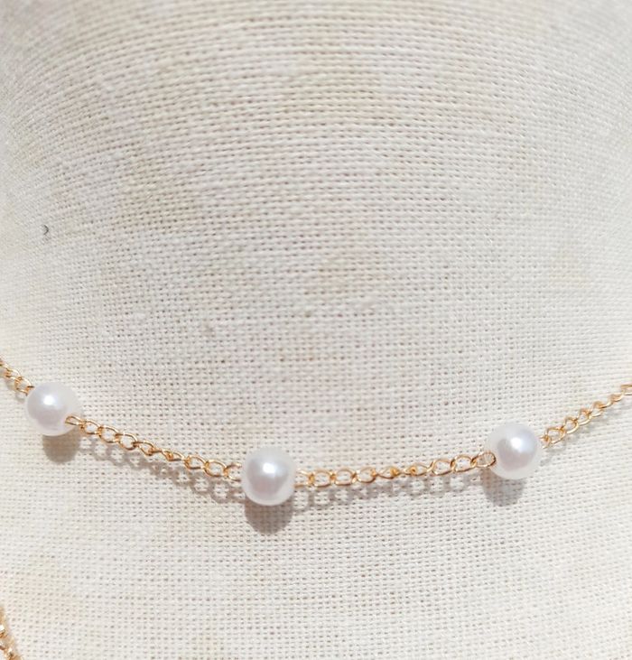 Collier perle et étoile de mer - photo numéro 3