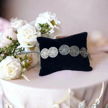 Splendide bracelet argenté