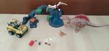 Dino et véhicule amphibie Playmobil 5019