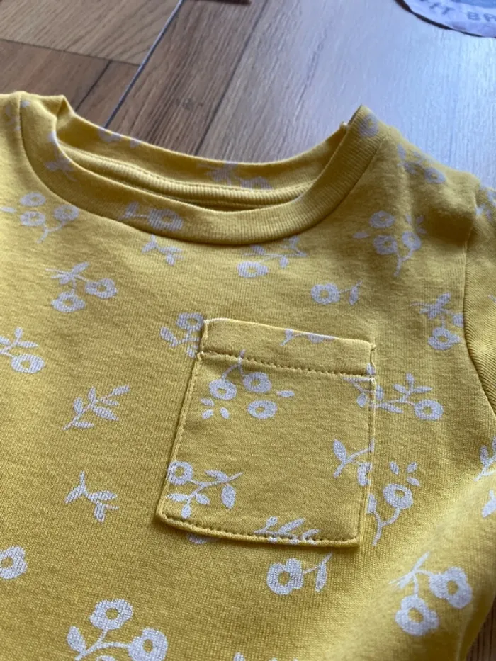 Robe fleur ete petit bateau jaune - photo numéro 3