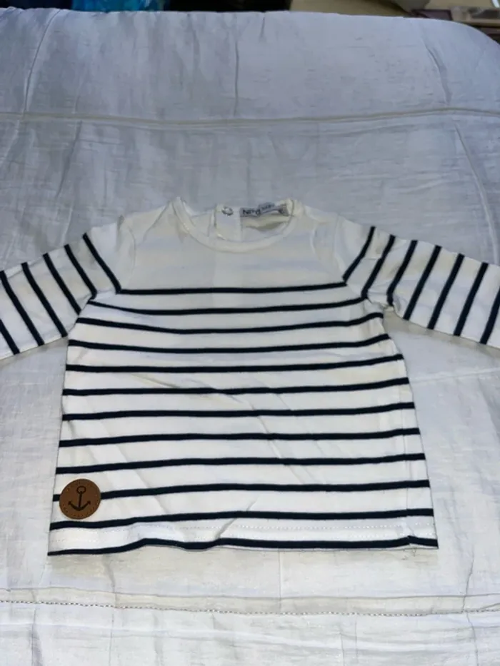 T shirt manches longues garçon - photo numéro 2