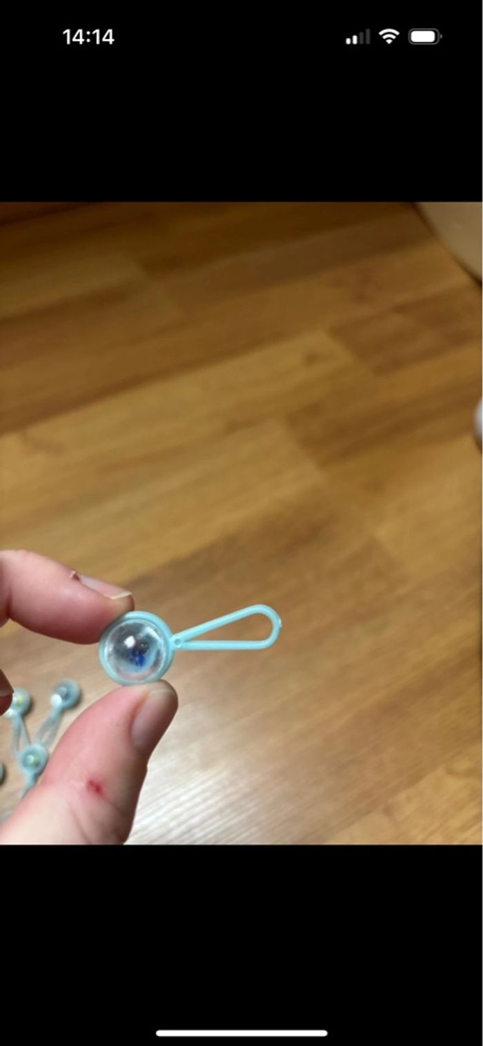 Lot de 15 mini hochets décoration création neuf - photo numéro 5