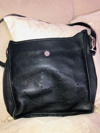 🌼Sac bandoulière en cuir noir🌼