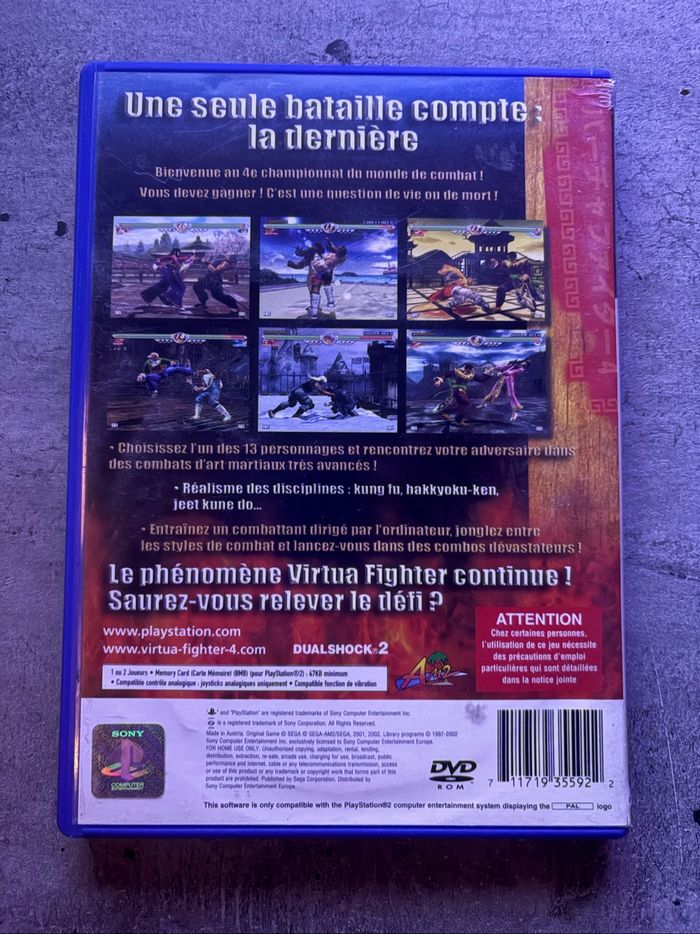 Jeu vidéo PlayStation 2 Virtua Fighter 4 - photo numéro 3