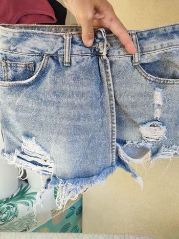 #kytieXSfemme. Short jupe en jeans taille XS