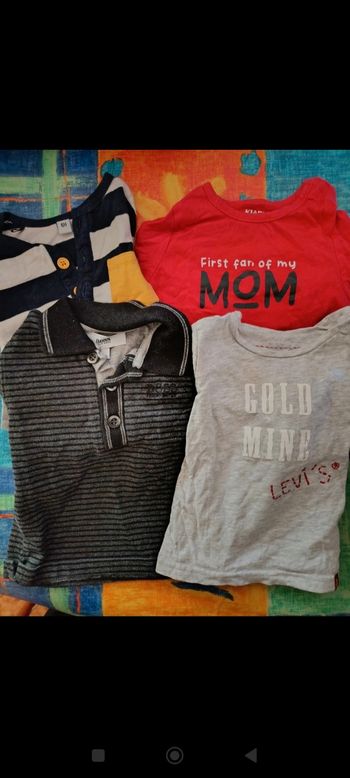 Lot 4 Tshirt manches longues