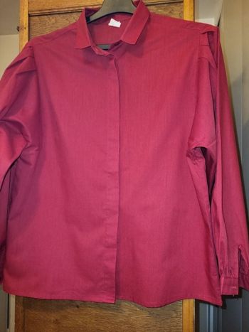 Chemise bordeaux t 40 .neuf