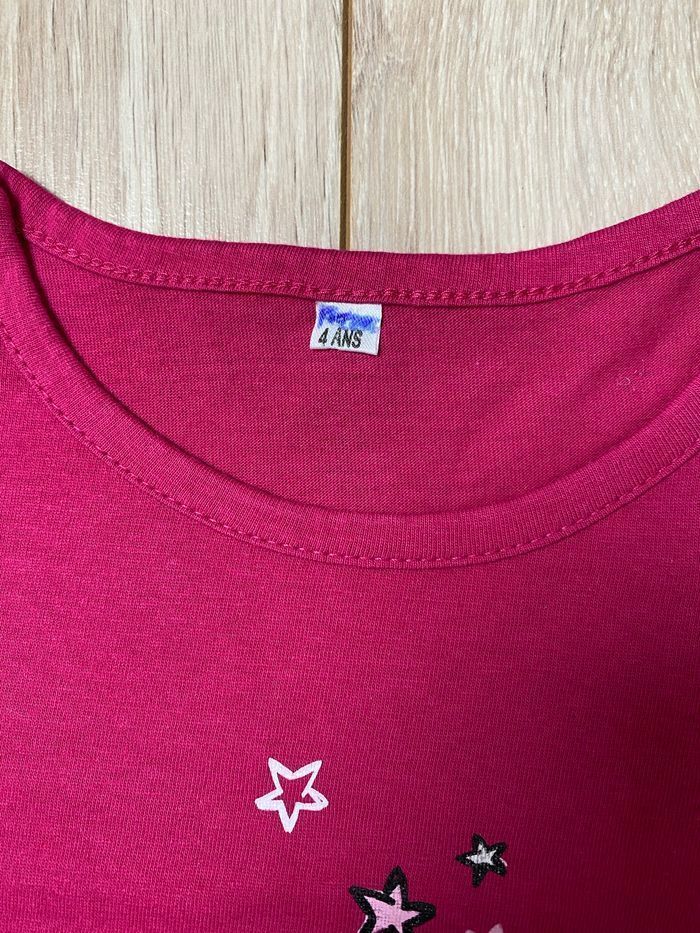 T shirt fille 4 ans - photo numéro 3