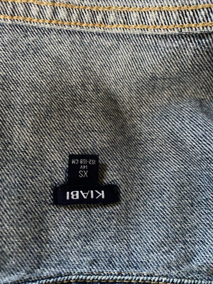 Veste en jeans coton denim bleu 12/14 ans kiabi - photo numéro 3