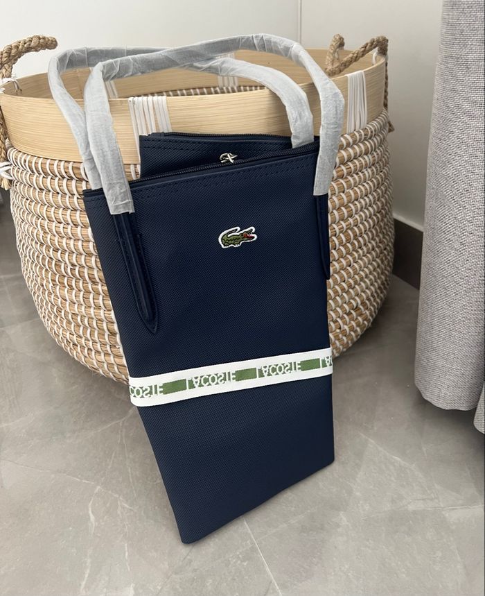 Sac à main Lacoste femme bleu marine - photo numéro 6