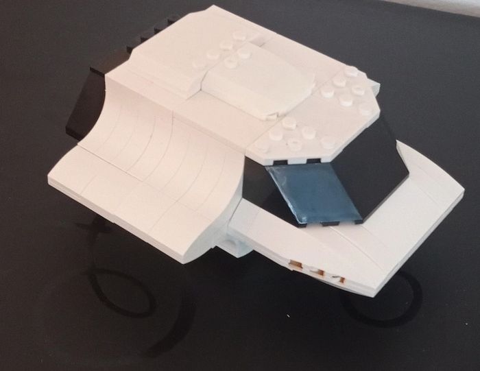 🤩culte !! v les visiteurs 1983 navette de transport+ chasseur visiteurs à construire - photo numéro 6