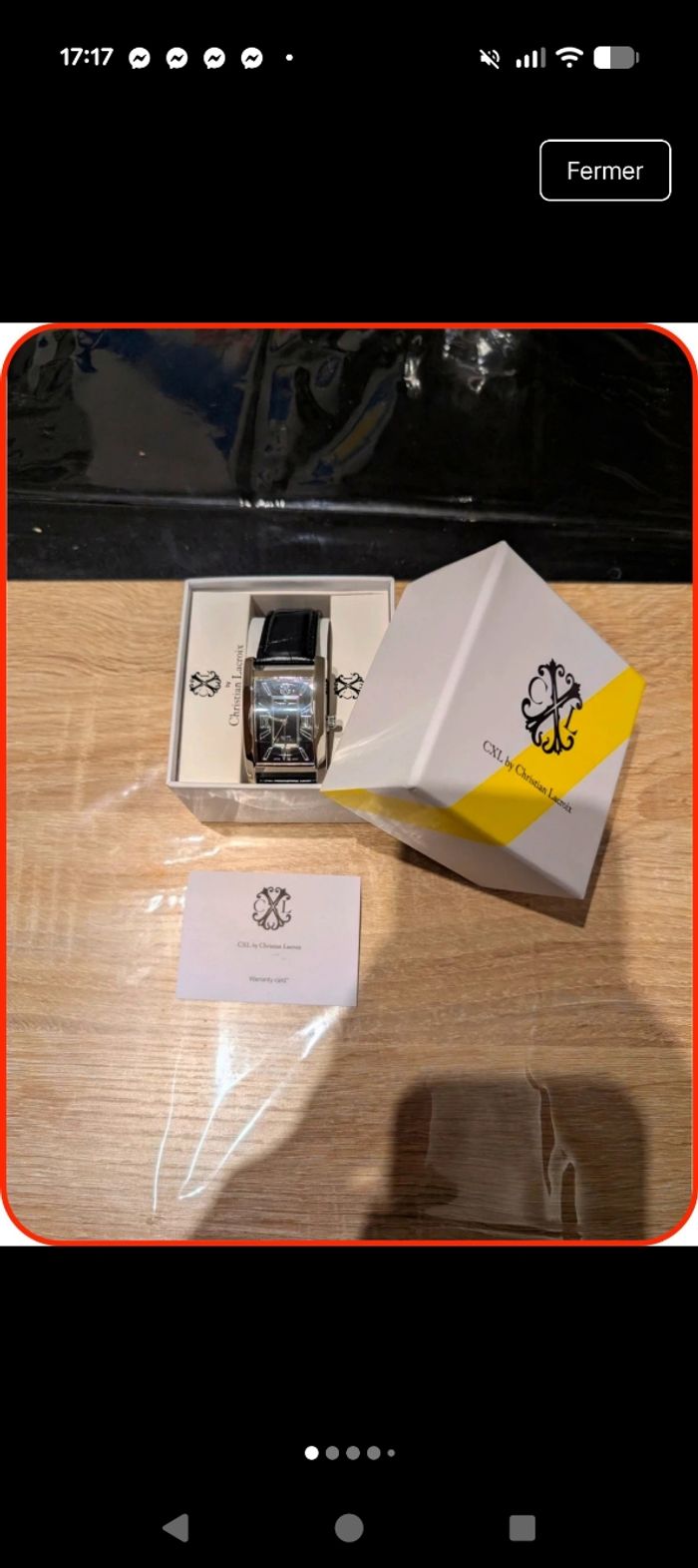 Montre CXL by Christian Lacroix - Neuve avec boîte