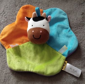 Doudou plat vache - K'S Kidi