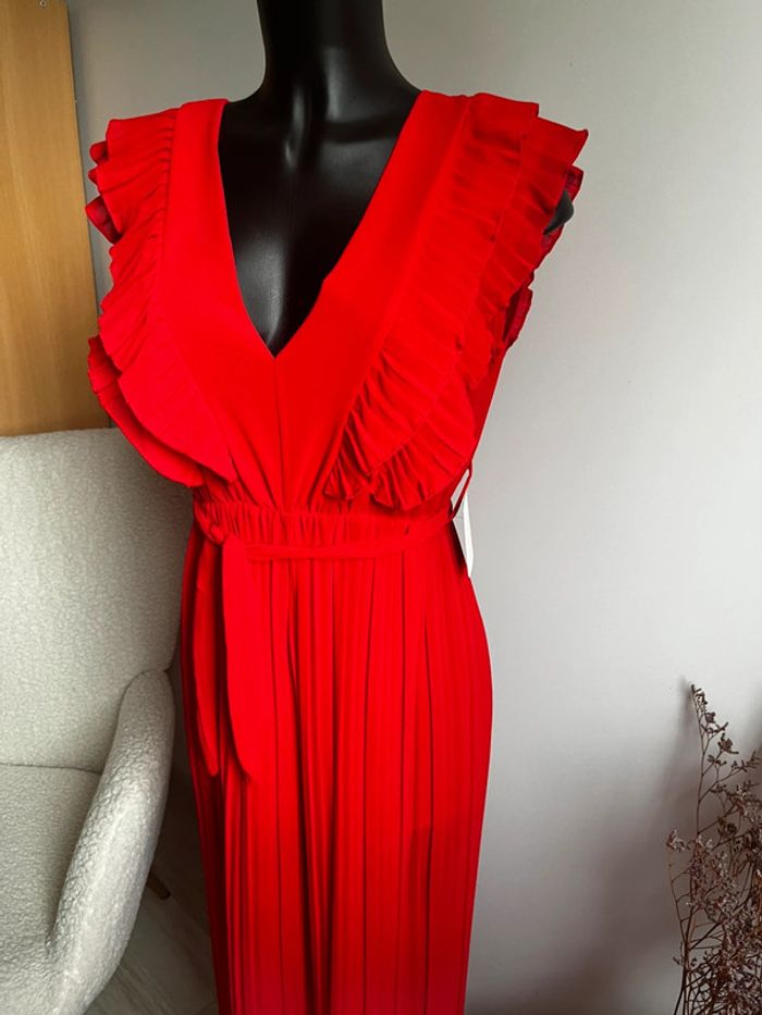 Combinaison unie rouge très tendance - photo numéro 3
