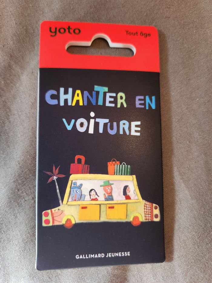 carte yoto chanter en voiture