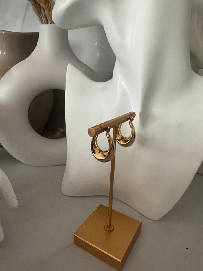 Boucle d’oreilles effet goutte en acier inoxydable résistant à l’eau - photo numéro 5