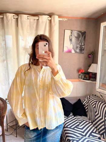 Blouse bouffant vintage bohème champêtre country western