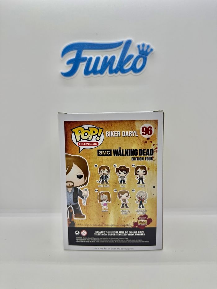 Funko Pop The Walking Dead Biker Daryl 96 PX 🇺🇸 - photo numéro 4