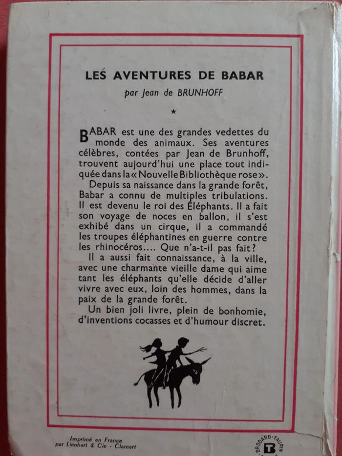 Les aventures des Babar par Jean de Brunhoff - photo numéro 2