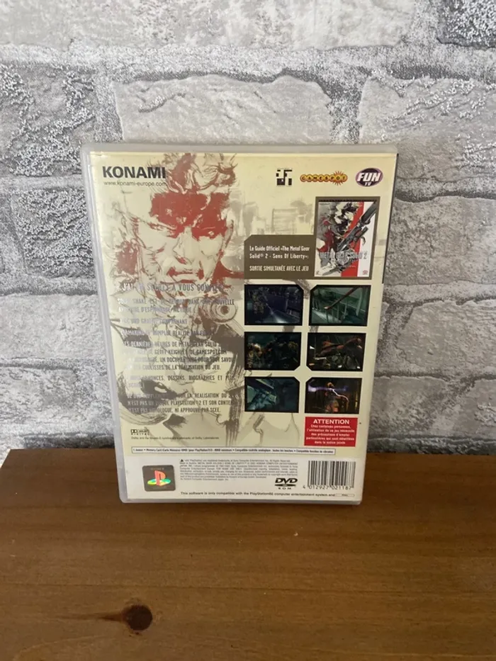 Métal gear solid 2 ps2 - photo numéro 2
