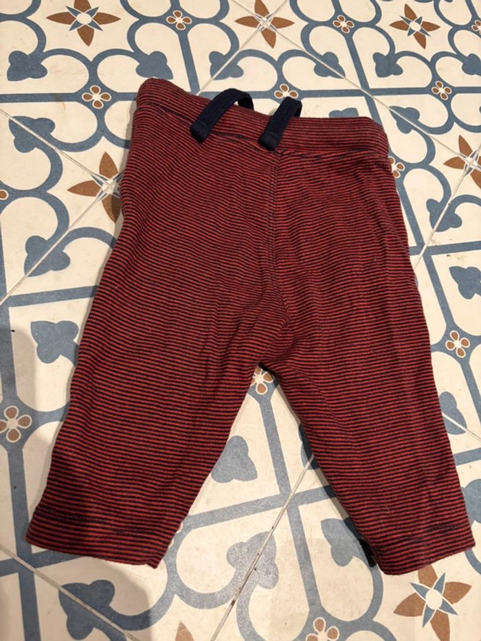 Pantalon à rayures Boutchou taille 6 mois - photo numéro 4