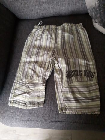 Pantalon été rayé