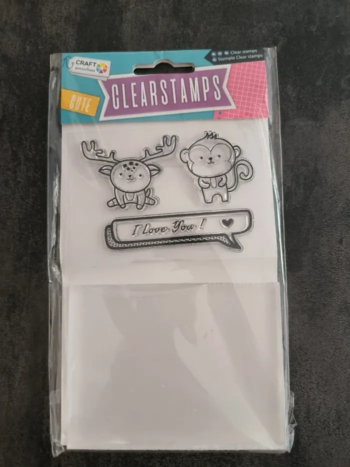 Tampon clear avec bloc acrylique
