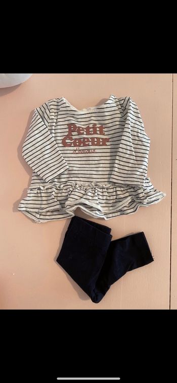 Ensemble haut et leggins fille