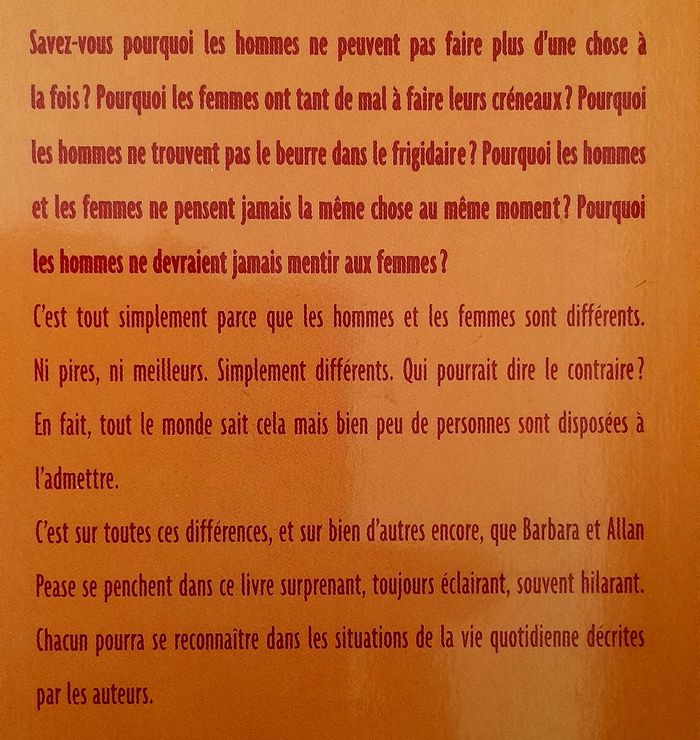 pourquoi les hommes n'écoutent jamais rien et les femmes ne savent pas lire les cartes routières - photo numéro 4
