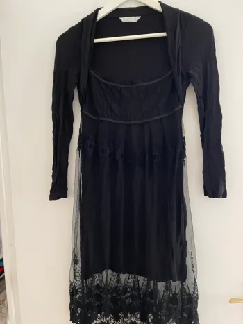 Robe dentelle promod noire