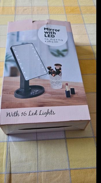 Miroir éclairage led