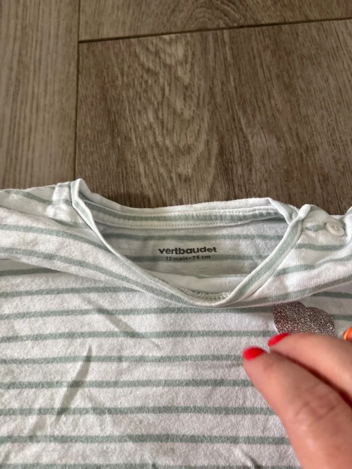 T-shirt manches longues 12 mois - photo numéro 3